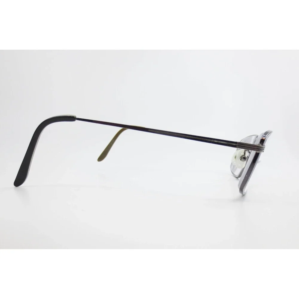 Eddie Bauer 52-18-140 Rectangular Gunmetal Gray Metal Eyeglass Frames EB8145